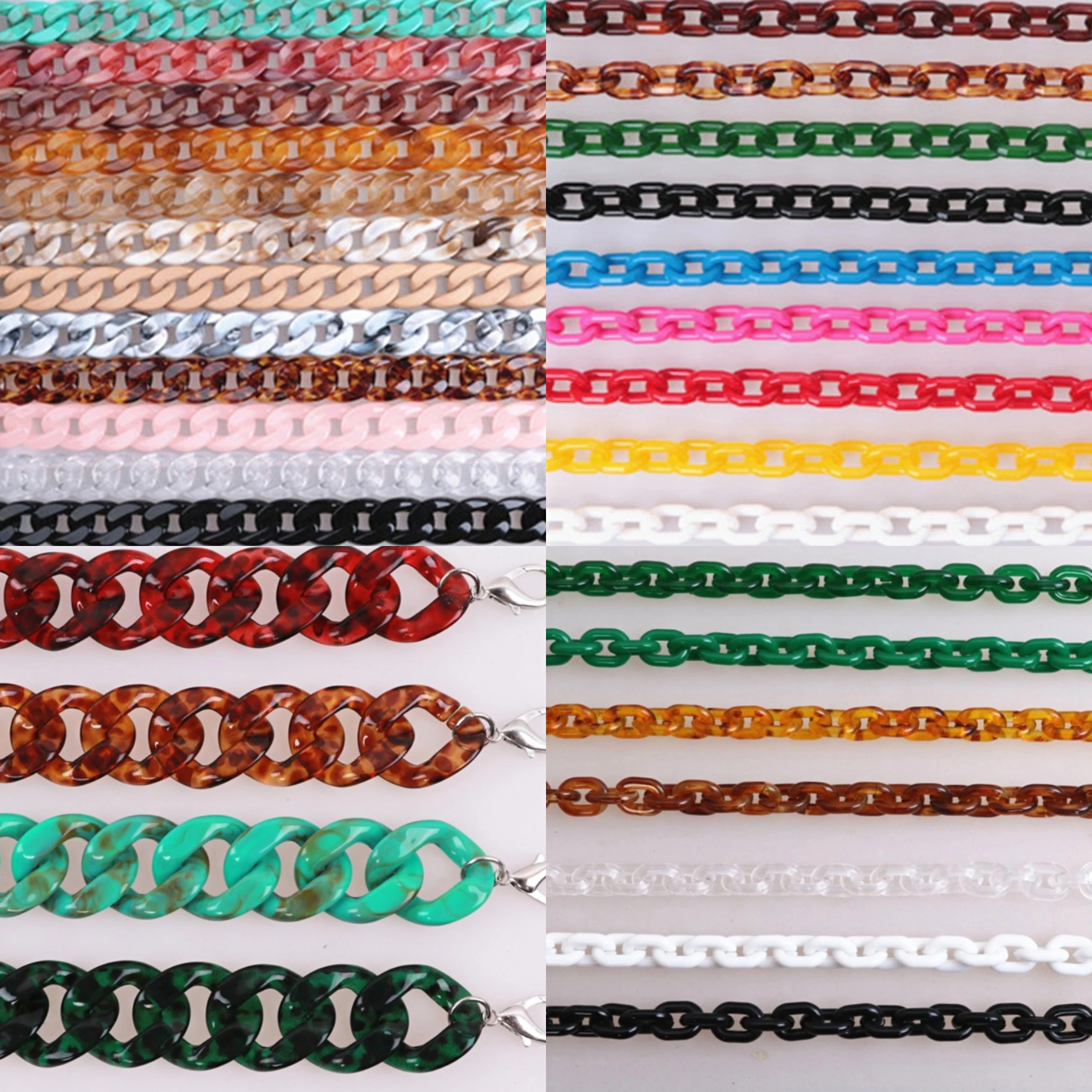 Acrylic Bag Shoulder Chain Strap Accessories
