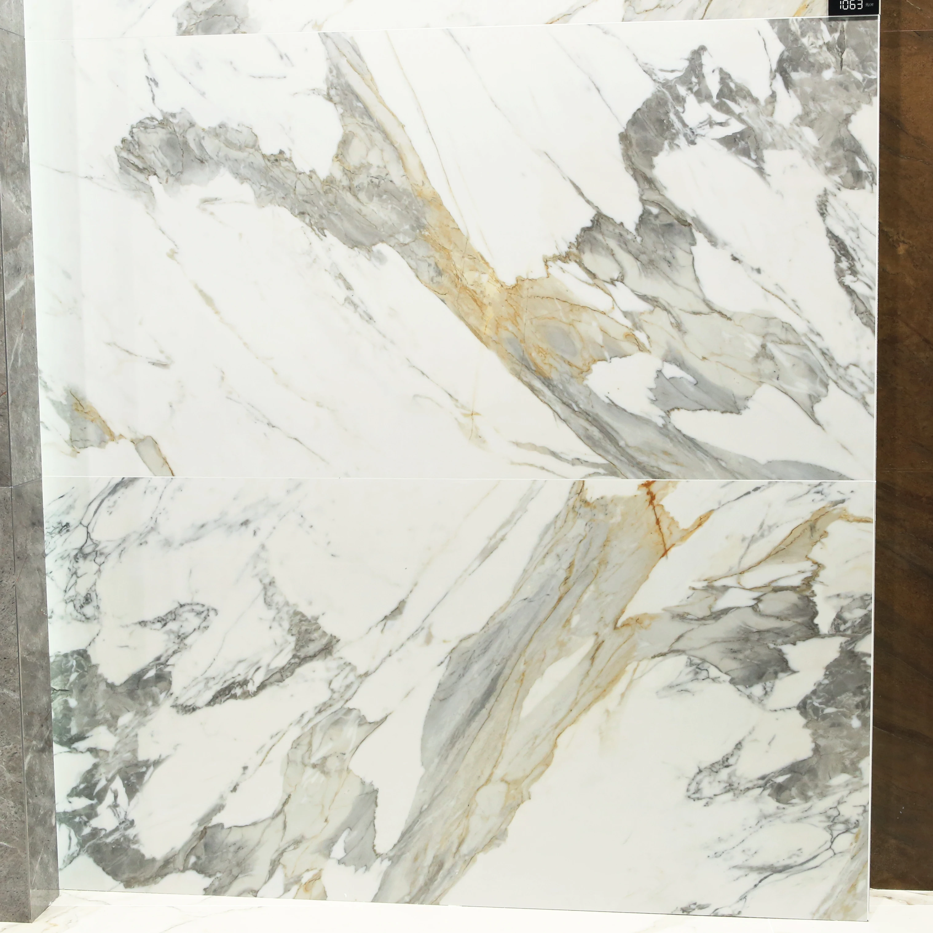 Большой размер выпрямление полный корпус глазурованная фарфоровая плитка Lowes полностью полированная мраморная напольное украшение