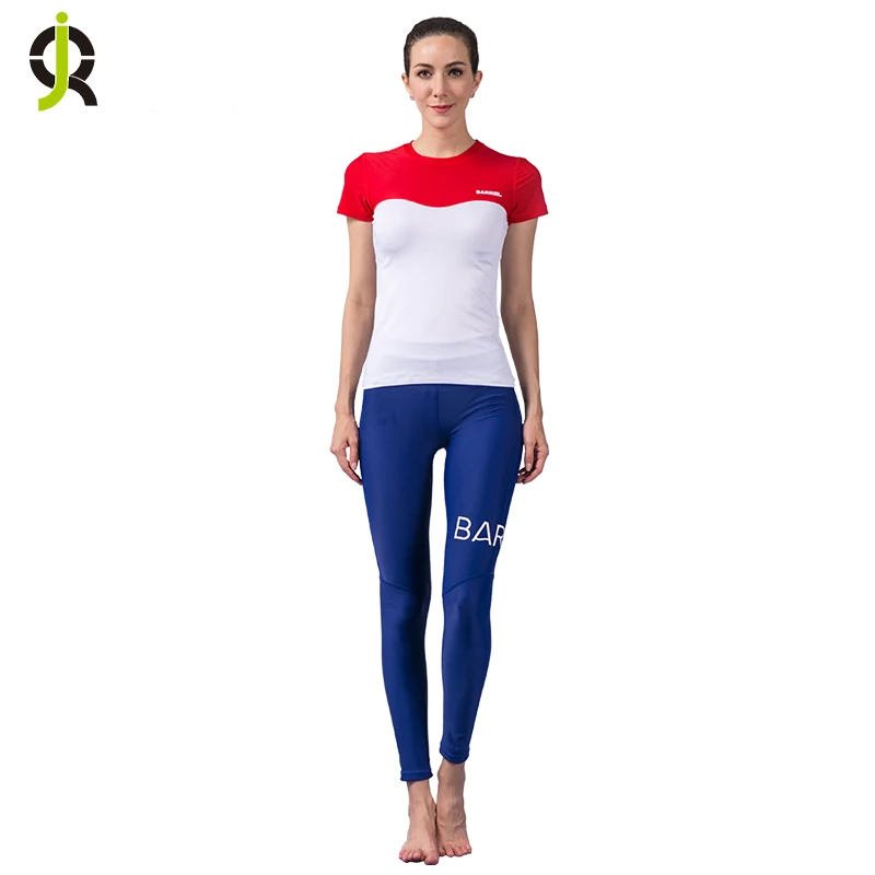 Fashion Women Sportswear Suit Sets  Quick Dry Running Sport T-Shirt Gym Long Leggings 2 Pieces Yoga Suits