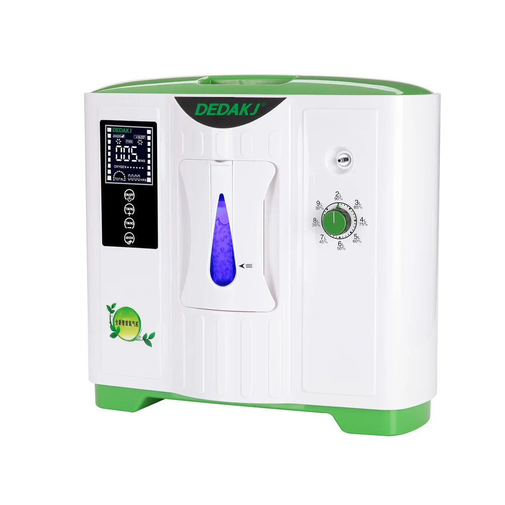 Low noise large flow portable household oxygen concentrator