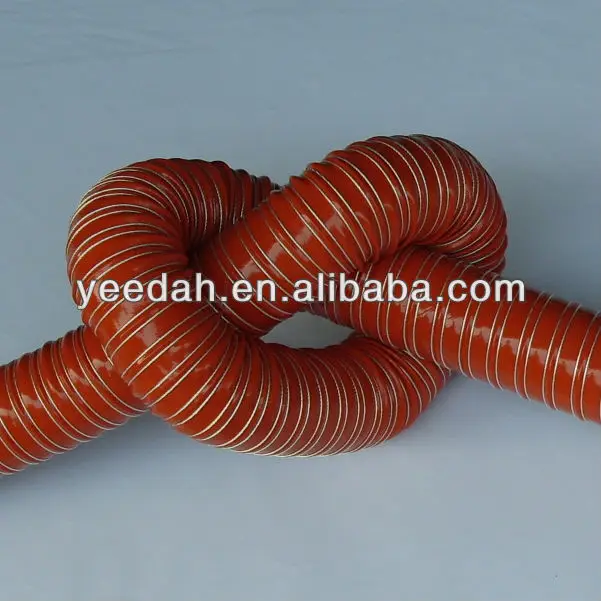 Silicone rubber coated fiberglass tube/pipe/hose pipe