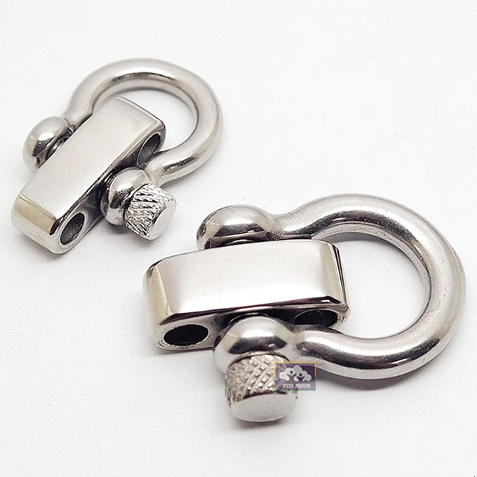 
Stainless Steel dee shackle for paracord bracelet, Adjustable D Shackle 