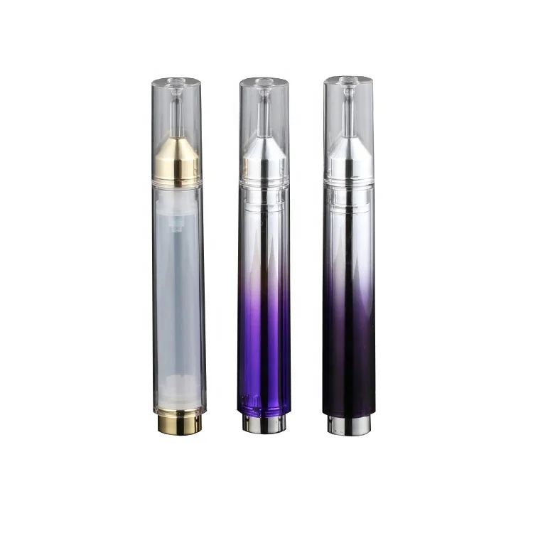 Cosmetic Syringe Plastic Packaging Airless Syringe For Eye Cream, vacuum nursing container airless pump bottle eye cream