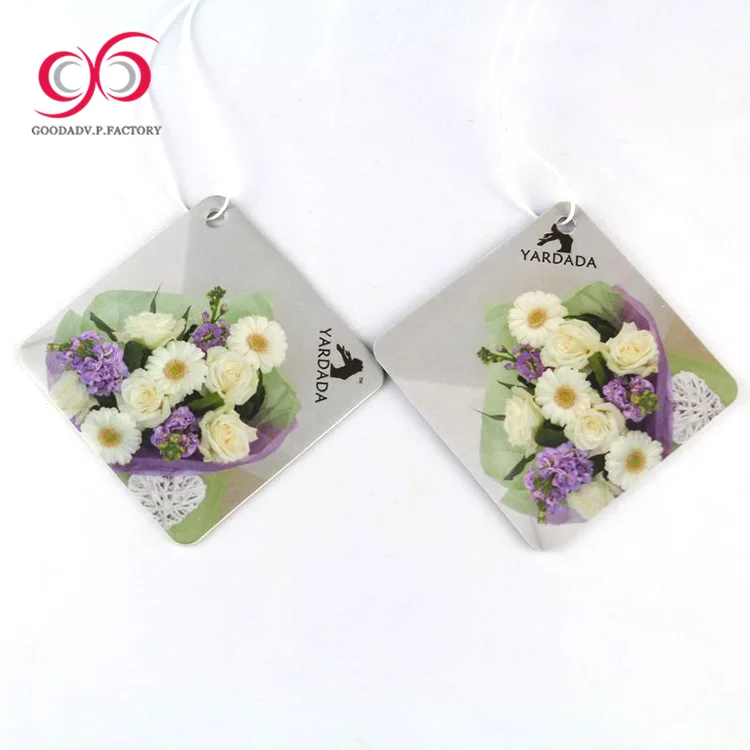 Custom Design Hanging Air Freshner/Custom Paper type Air Freshener for car / Paper Car Air Freshener card