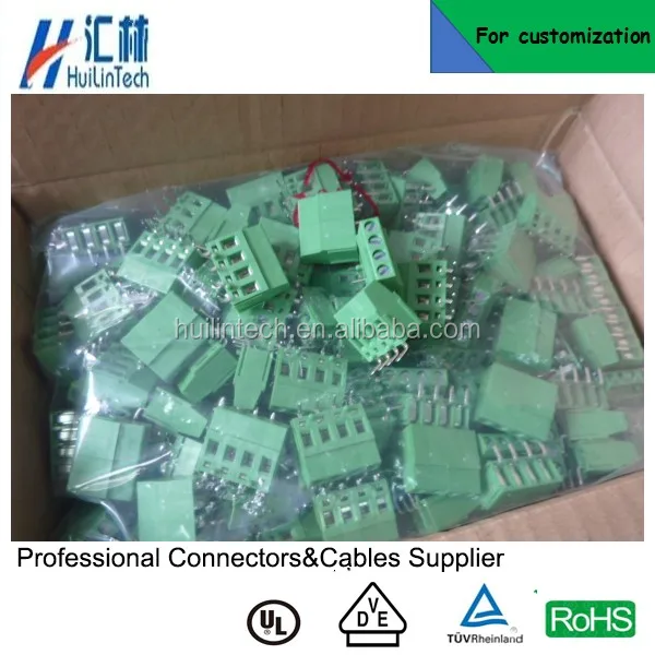 TE 6-ти винт ПЕЧАТНОЙ ПЛАТЫ разъемы проводов медь клеммный блок