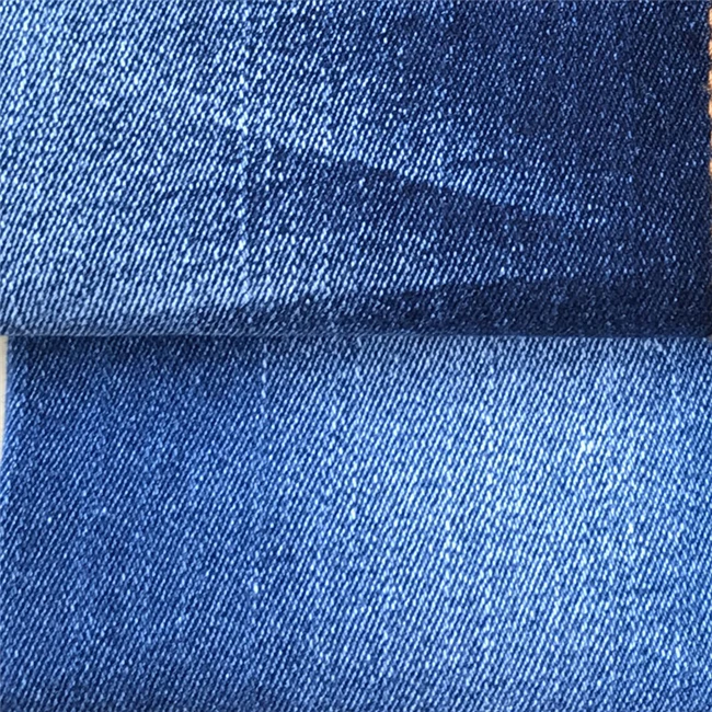 Rolls of stock jeans stretch raw denim fabric from factory
