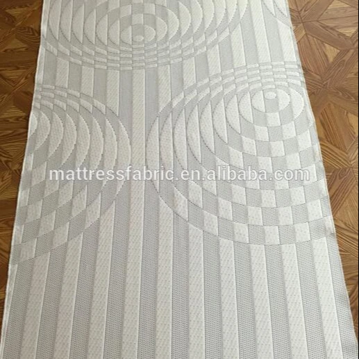 
100% polyester jacquard and knitted mattress fabric from China 