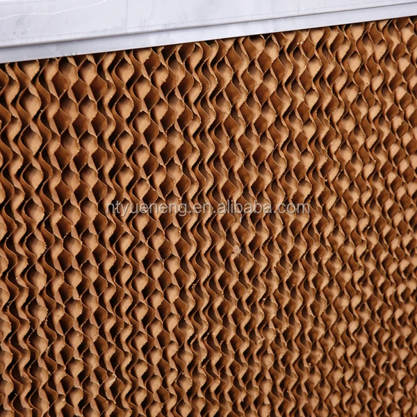 7090 evaporative cooling pad for poultry farm, galvanized sheet frame cooling pad wall