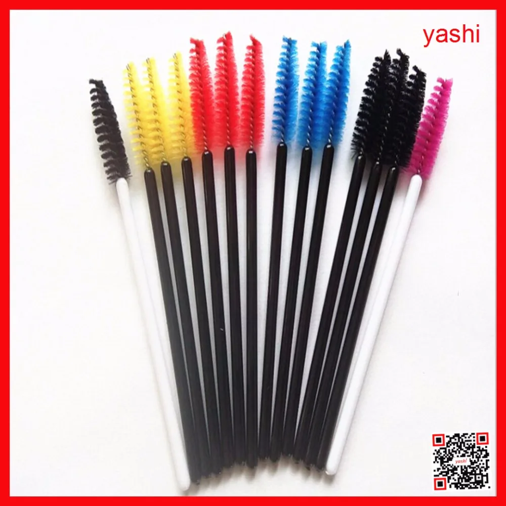 YAESHII Hot sale Plastic Disposable Eyelash Extension Mascara Wand/Spooly
