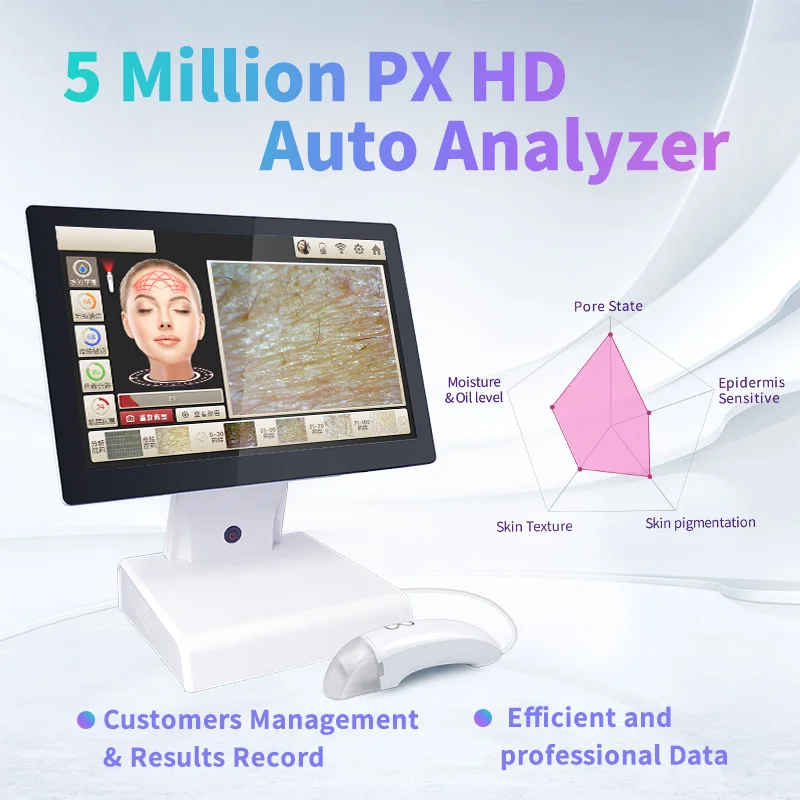 Facial skin analyzer skin scanner machine skin test machine face analyser
