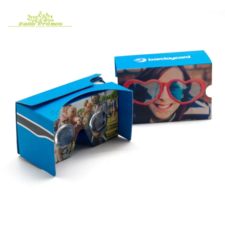 2024 Promotional Gift Custom Logo Google Cardboard Portable and Foldable Vr Glasses