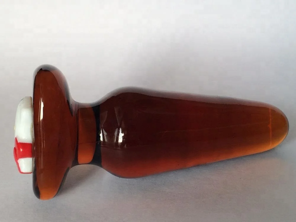 
High Quality Glass Anal Game Butt plug Crystal Kitty Cat Anal Plug 