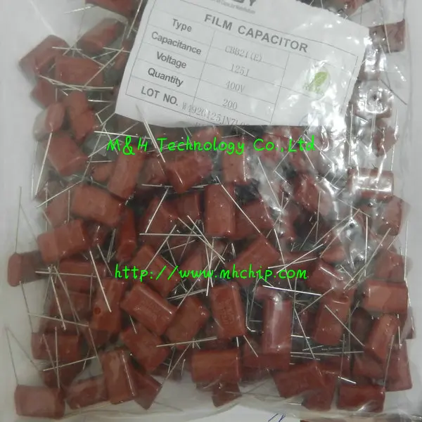 CBB Film Capacitor 125J 400V Metallized Polypropylene Film Capacitor P20mm