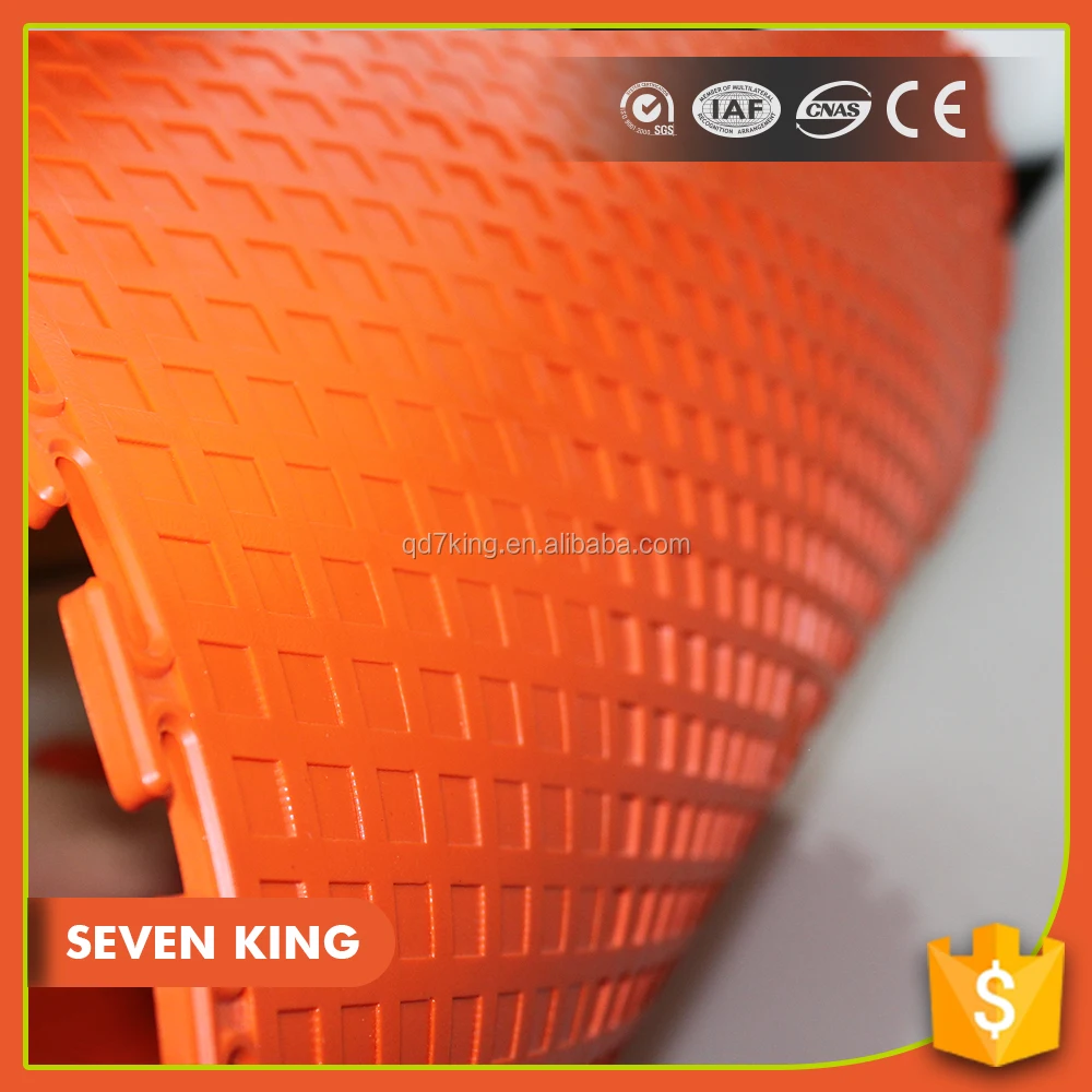 Qingdao 7king New type vinyl flooring pvc garage floor tile with high quality