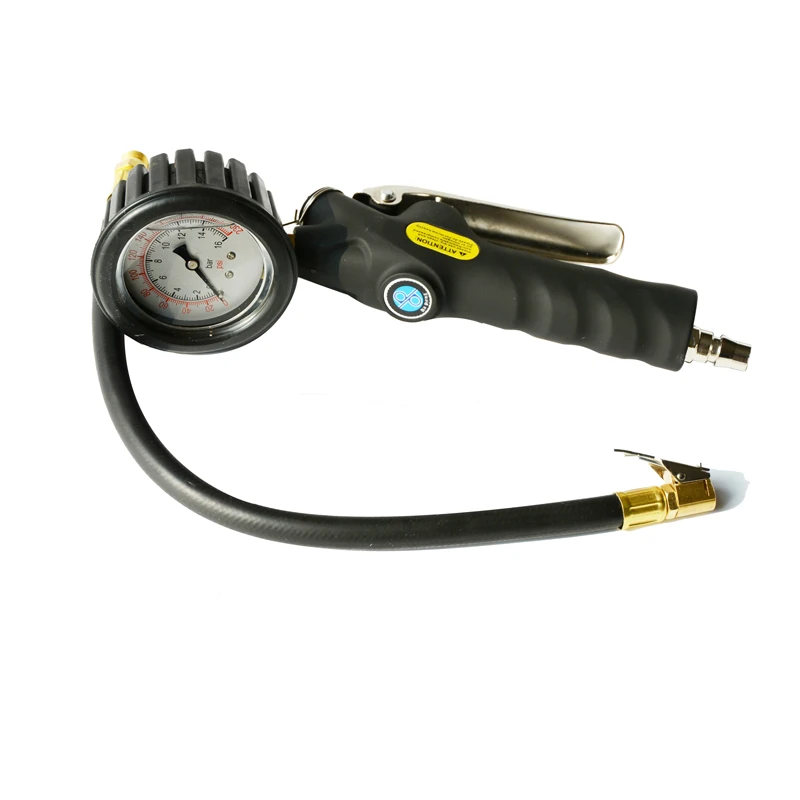 Tire Pressure Gauge Digital Air Tire Inflator Pressure Gauge With Chuck Hose
