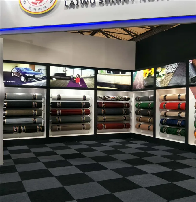 factory in china   carpets tiles with pvc backing