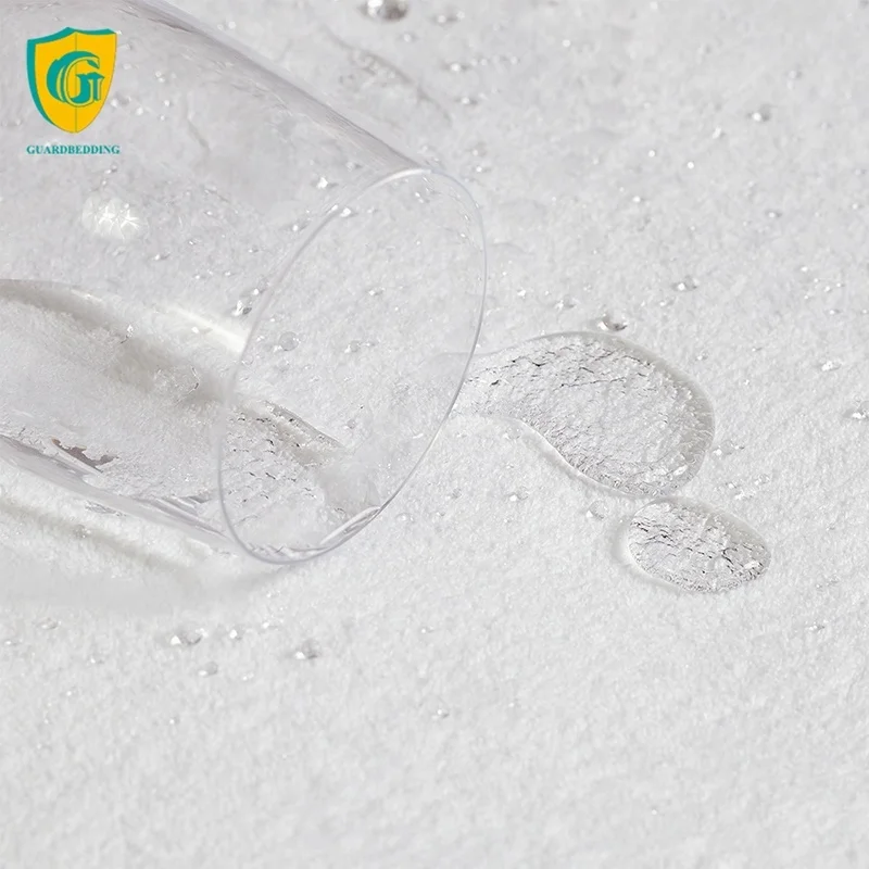 hypoallergenic natural 100% polyester soft coral fleece fabric mattress protector fitted sheet style  vinyl free