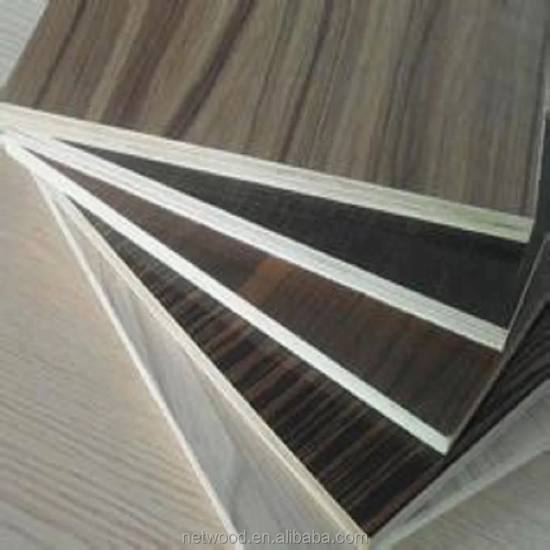 
poplar core plywood with kins of melamine paper , malemine paper faced plywood for funiture , door skin plywood 