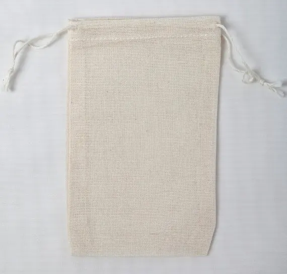 drawstring bag cotton fabric pouches