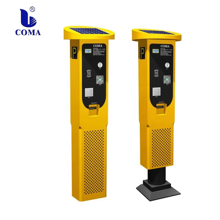 Parking revenue system solar powered vending machine