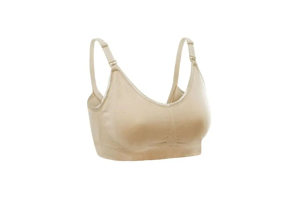 Бесшовные бюстгальтеры для грудного вскармливания с высокой эластичностью и регулируемой шириной