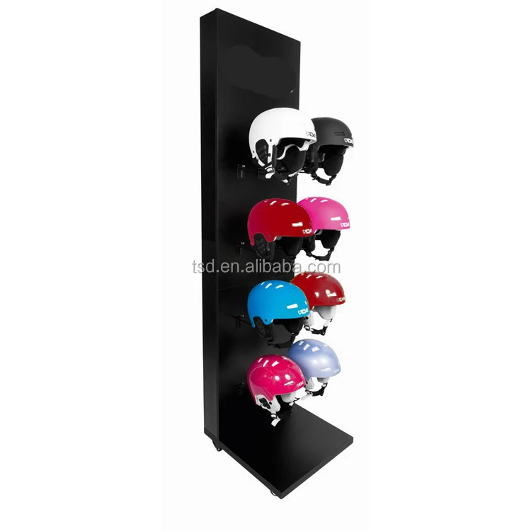 Acrylic Glass Motorcycle Football Helmet Display case Merchandising Display Box clear Acrylic Helmet Display Stand