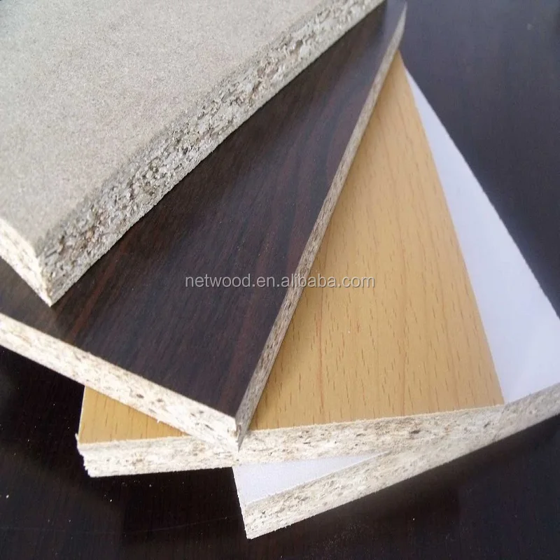 melamine paper coated particle board /laminated particle board/18mm white color chipboard