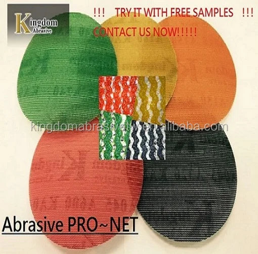 
Abrasive Mesh Sanding Disc same quality as Mirka Abranet with Nylon backing 