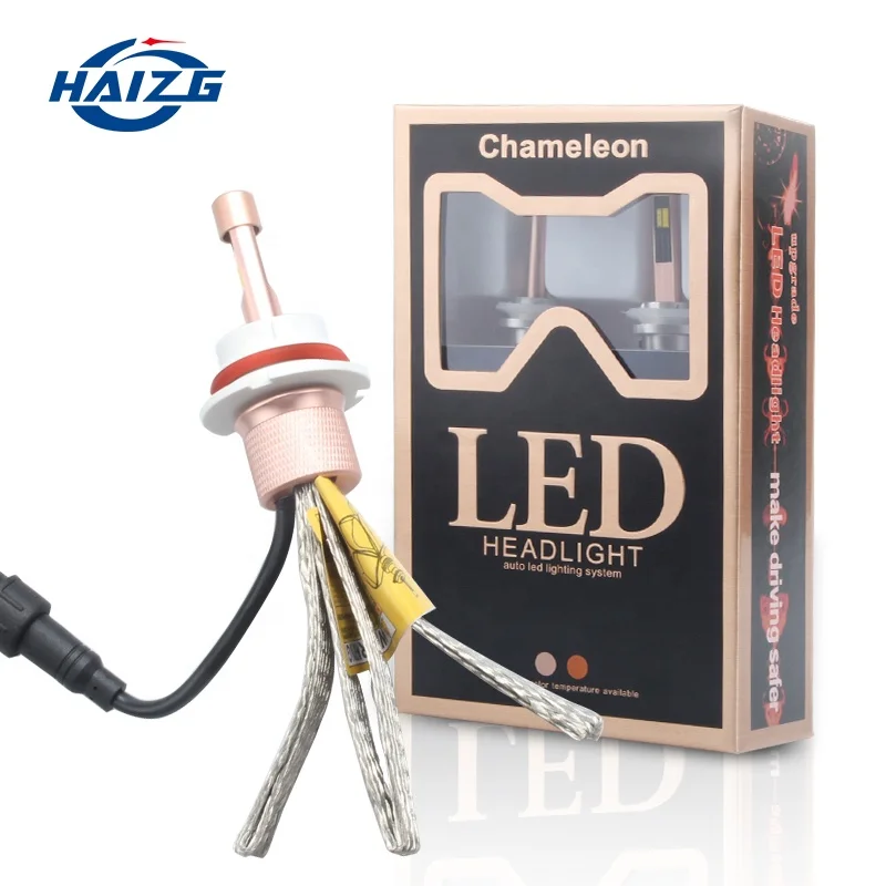 guangzhou factory wholesale auto parts bulb  NS white and yellow double color  new model headlight