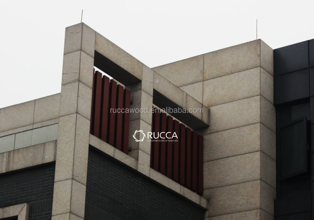 
WPC /Wood PVC Wooden Solid Batten for Decoration in China 51*16mm 