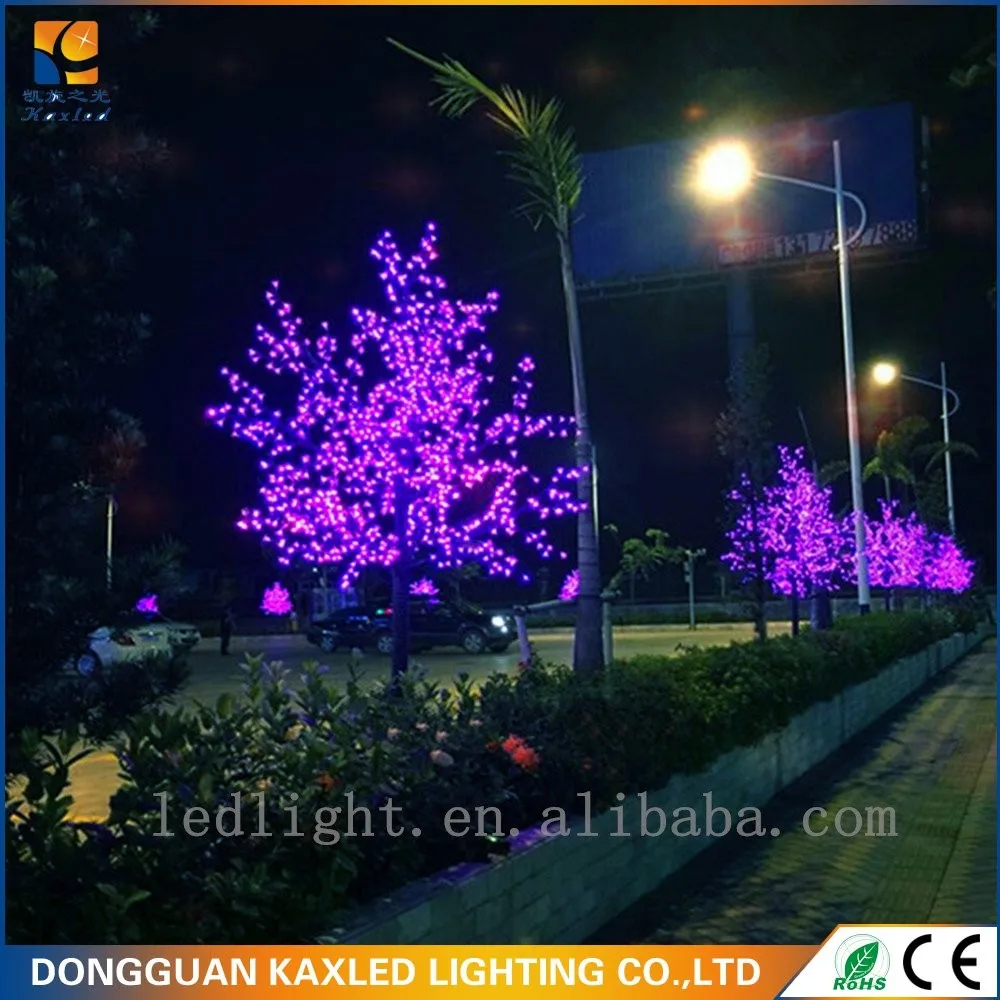 Garden Christmas Lighting Outdoor Decorative Led Cherry Blossom Tree Light Green 40 220V 75 70 Led Holiday Decoration Light Ip44