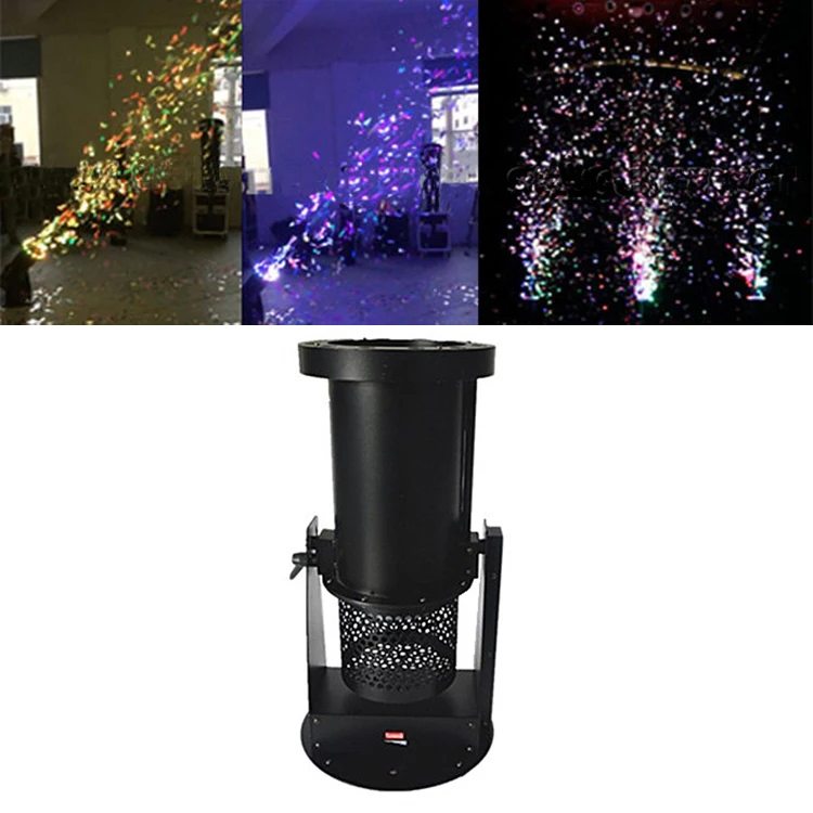 1500W DMX stage Equipment paper LED Confetti blower Machine