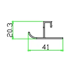 
mauritius aluminum window door profile aluminium price per kg of aluminum profile for door and window 