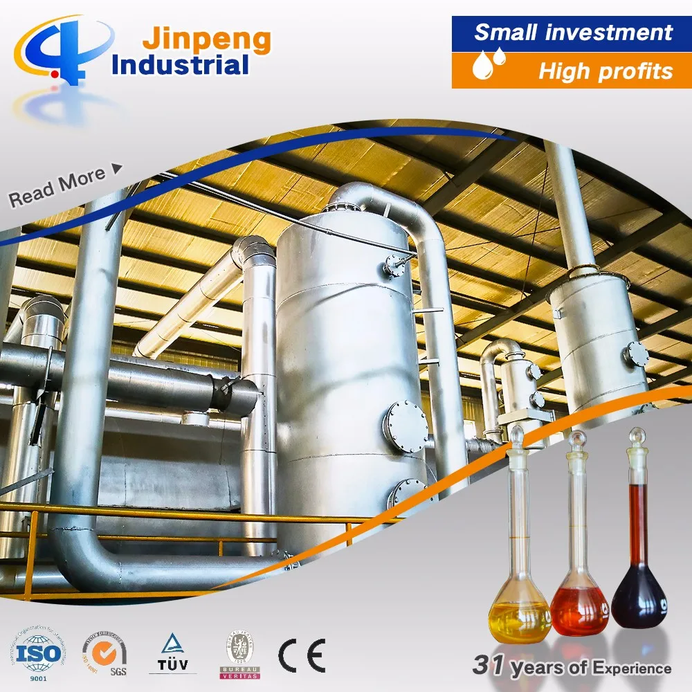Первоклассная технология 24 часа непрерывной переработки отработанных шин/резины/пластика в установка пиролиза топливного масла