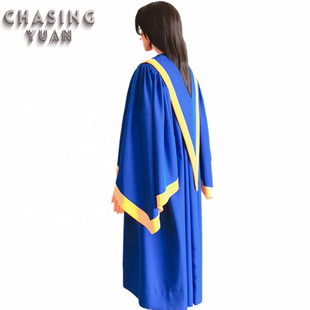 Unisex Modern Church Choir Robes Designs with a Reversible Stole