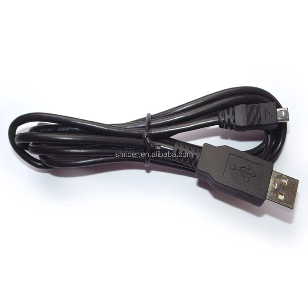 
USB 2,0 типа «Папа-папа» 4-контактный мини Тип B Мужской цифровая камера зарядное устройство USB кабель 