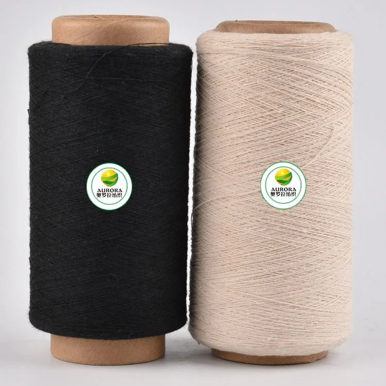 
Wholesale knitting work glove yarn supplier white cotton yarns for glove 