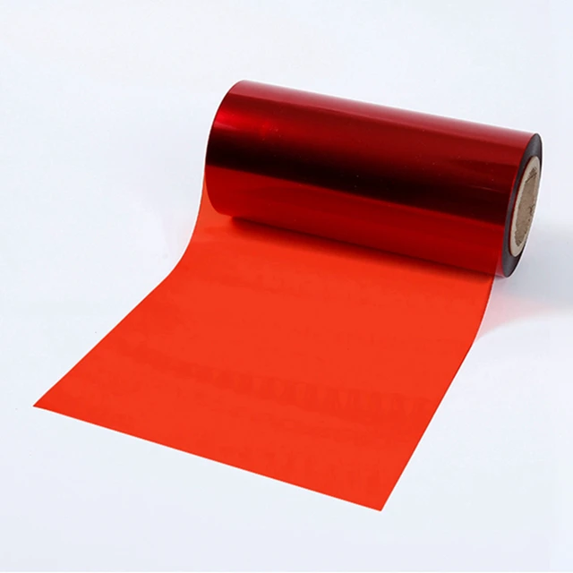 red color bopet sheet film Release coating anti-static PET film  Translucent or transparent