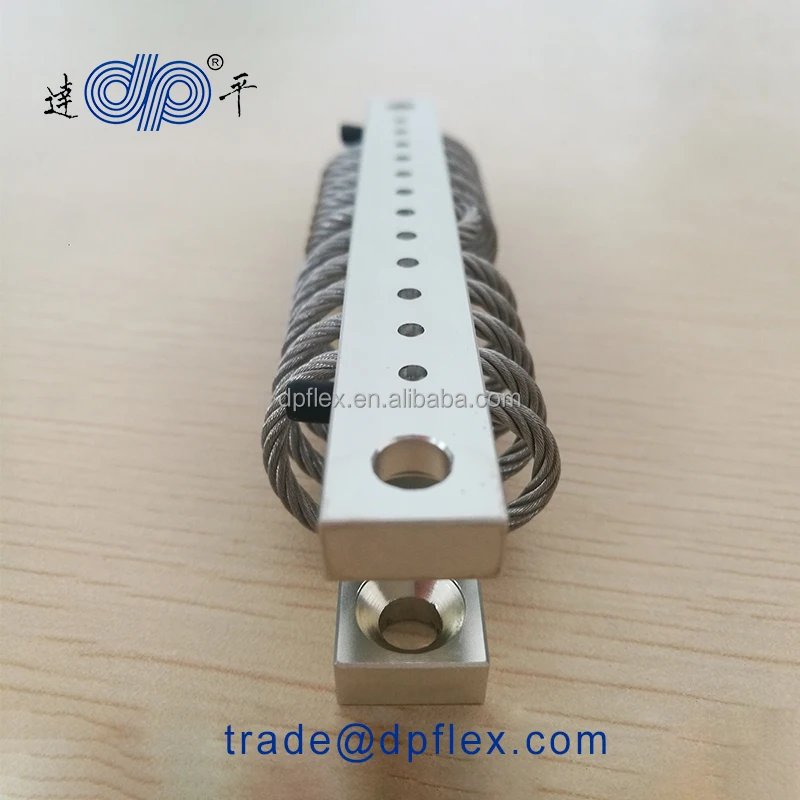 DPFLEX Wire Rope Base Isolator Cable Mount Helical Loop Vibration Shock