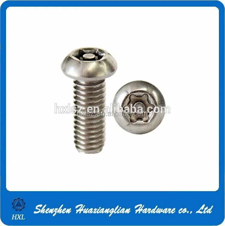 M3 M4 M5 M6 M8 M10 8-32 Stainless Steel Torx Flat Head Tamper Anti-theft Screws