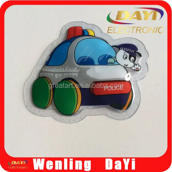 Vibration activated mini light in PVC, led pvc lights, led pvc patch lights