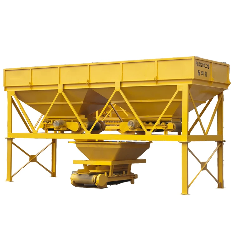 PLD800 automatic hopper weighing aggregate concrete batching machine