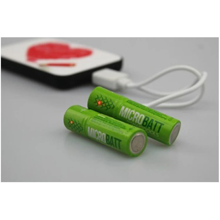 USB rechargeable NiMH rechargeable AA battery 1.2V