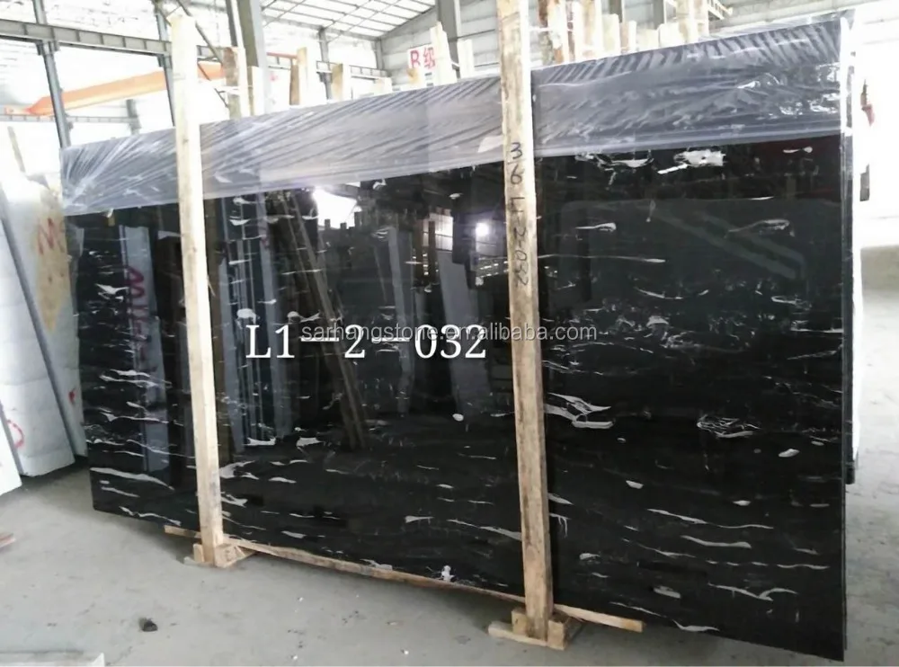 
Cheap price Chinese black and white marble 