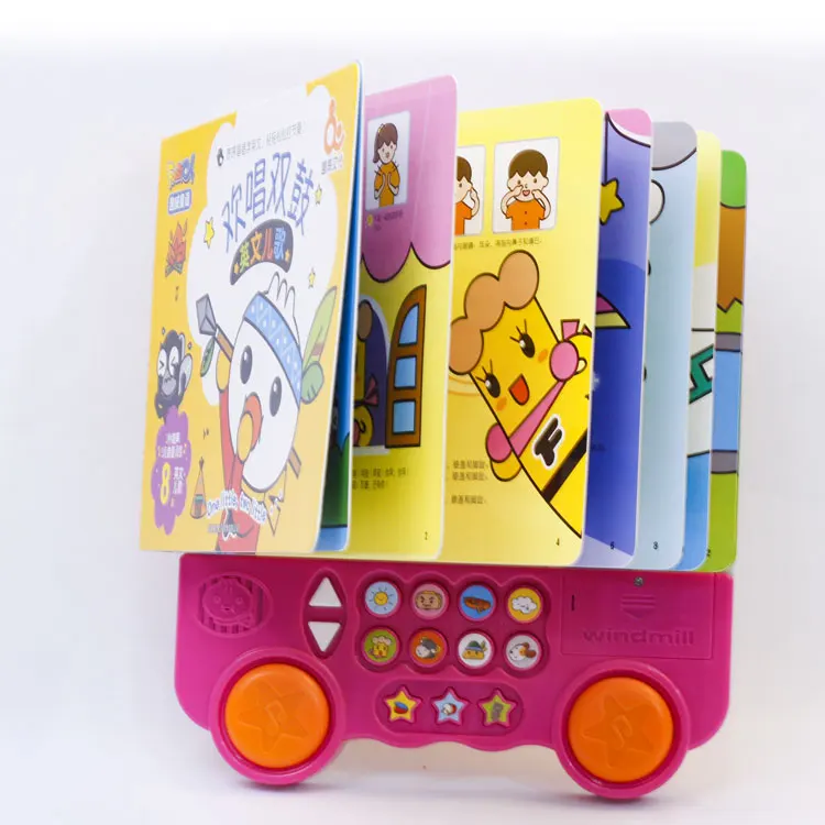 
Quway Educational Toys Kids Musical Books Customized English Songs Book 