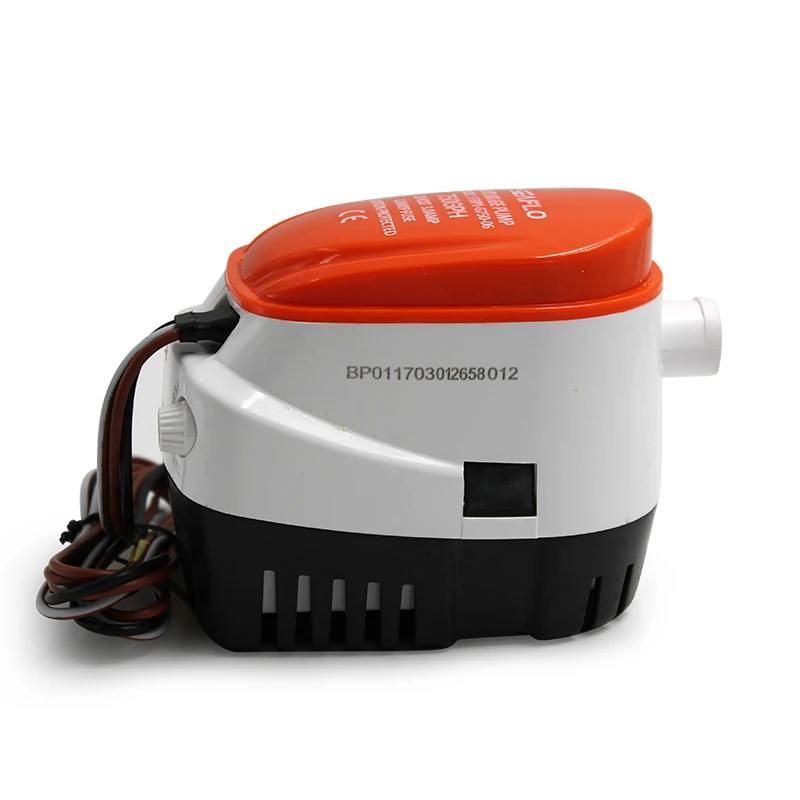 
Automatic Bilge Pump Submersible Water Pump With Float Switch 12V/24V 600/750/1100GPH 