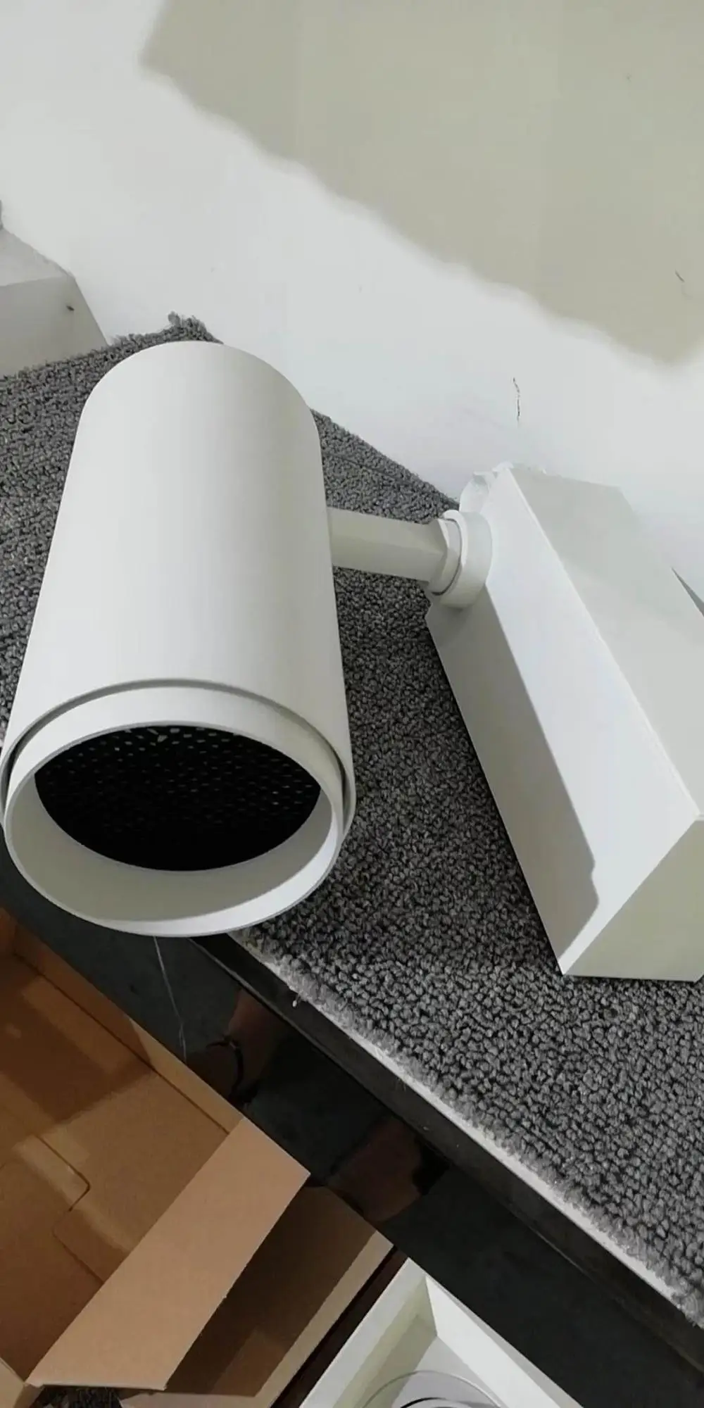 High power 20w 30w LED track spot lighting commercial lamp with honeycomb grid mesh anti-glare COB light