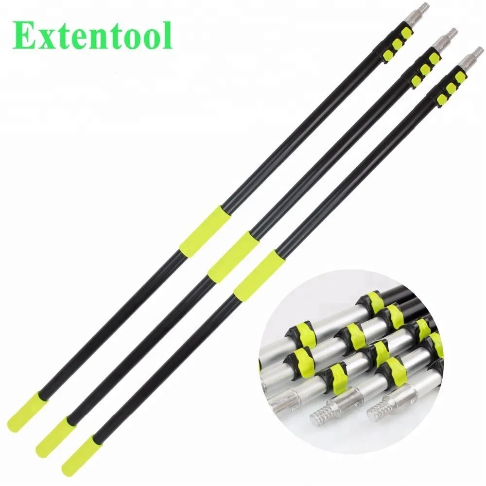 Extentool 6 meter Telescopic tube lock clamps with aluminum twist lock for pole