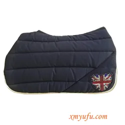 Horse Saddle Cloth Sheepskin Crystal Saddle Pads