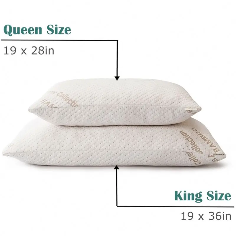 Настраиваемая подушка из бамбука с эффектом памяти для